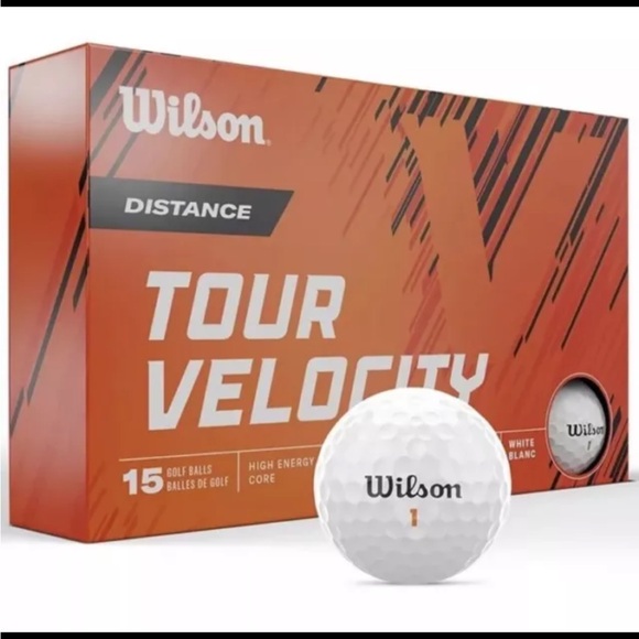 Wilson Tour Velocity Distance Golf Balls 15 Qty - NEW & SEALED - Picture 1 of 4